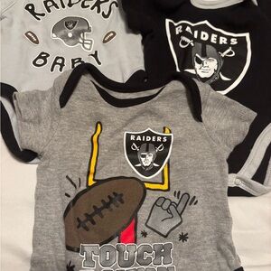 NFL Raiders Apparel Set - Gray and Black